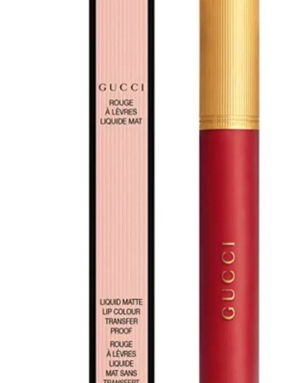 Gucci Rouge à Lèvres Transfer Proof Matte Liquid Lipstick Goldie Red Brand New